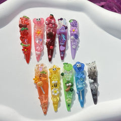 Colorful Creature Handmade Nails G032