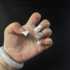 Glam Hearty Handmade Duck Nails L215