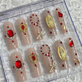 Divine Glam Handmade Nails D042