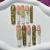 Gilded Sacred Handmade Nails G013