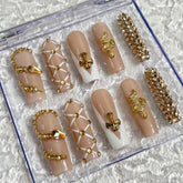 Luxury Edge Handmade Nails D041
