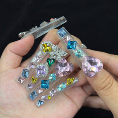 Sparkle Treasure Handmade Nails G038