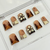 Elegant Blossom duck nails D015