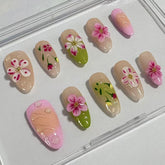 Spring Blossom Handmade Nails D400