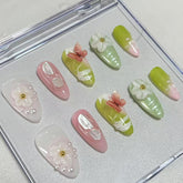 Spring Breeze Handmade Nails D429