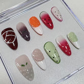 Fruity Fantasy Handmade Nails D435