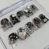 Gothic Glamour Handmade Nails L274