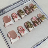 Blossoming Glam Handmade Nails L279