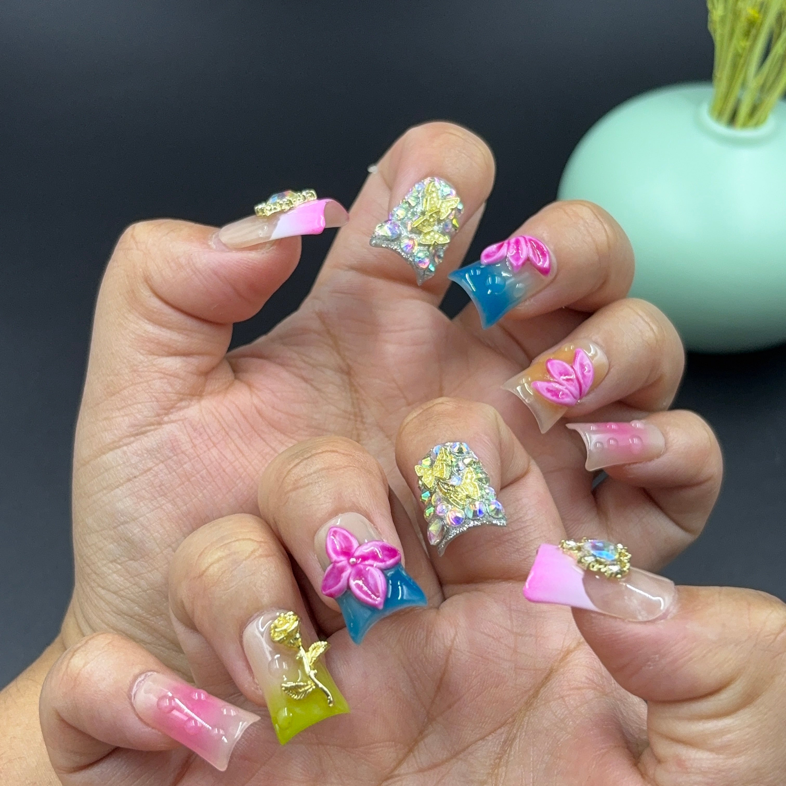 Blush Fantasy Duck Nails L263