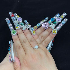 Sparkle Treasure Handmade Nails G038