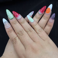 Fruity Fantasy Handmade Nails D435