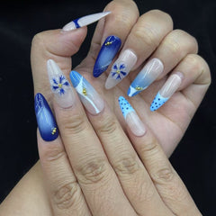 Azure Dream Handmade Nails D414