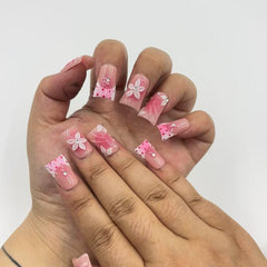 Blossom Pink Duck Nails L258