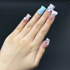 Sweet Fantasy Handmade Duck Nails L213