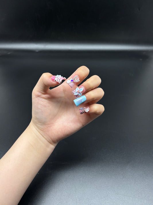 Sweet Fantasy Handmade Duck Nails L213
