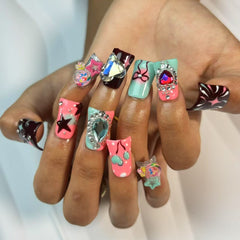 Candyland Dream Handmade Nails L275