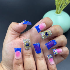 Romantic Bling Duck Nails L257