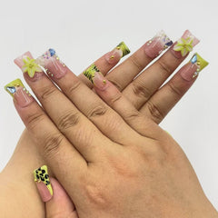 Blush Jungle Duck Nails L249