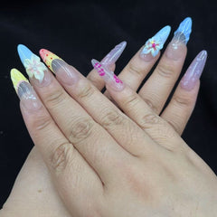 Pastel Fantasy Handmade Nails D402