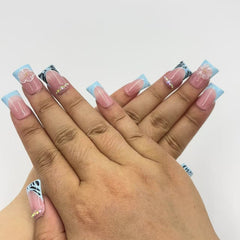 Pastel Fusion Duck Nails L245