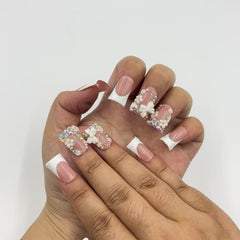 Blush Blossom Duck Nails L229