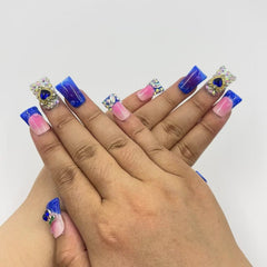 Romantic Bling Duck Nails L257