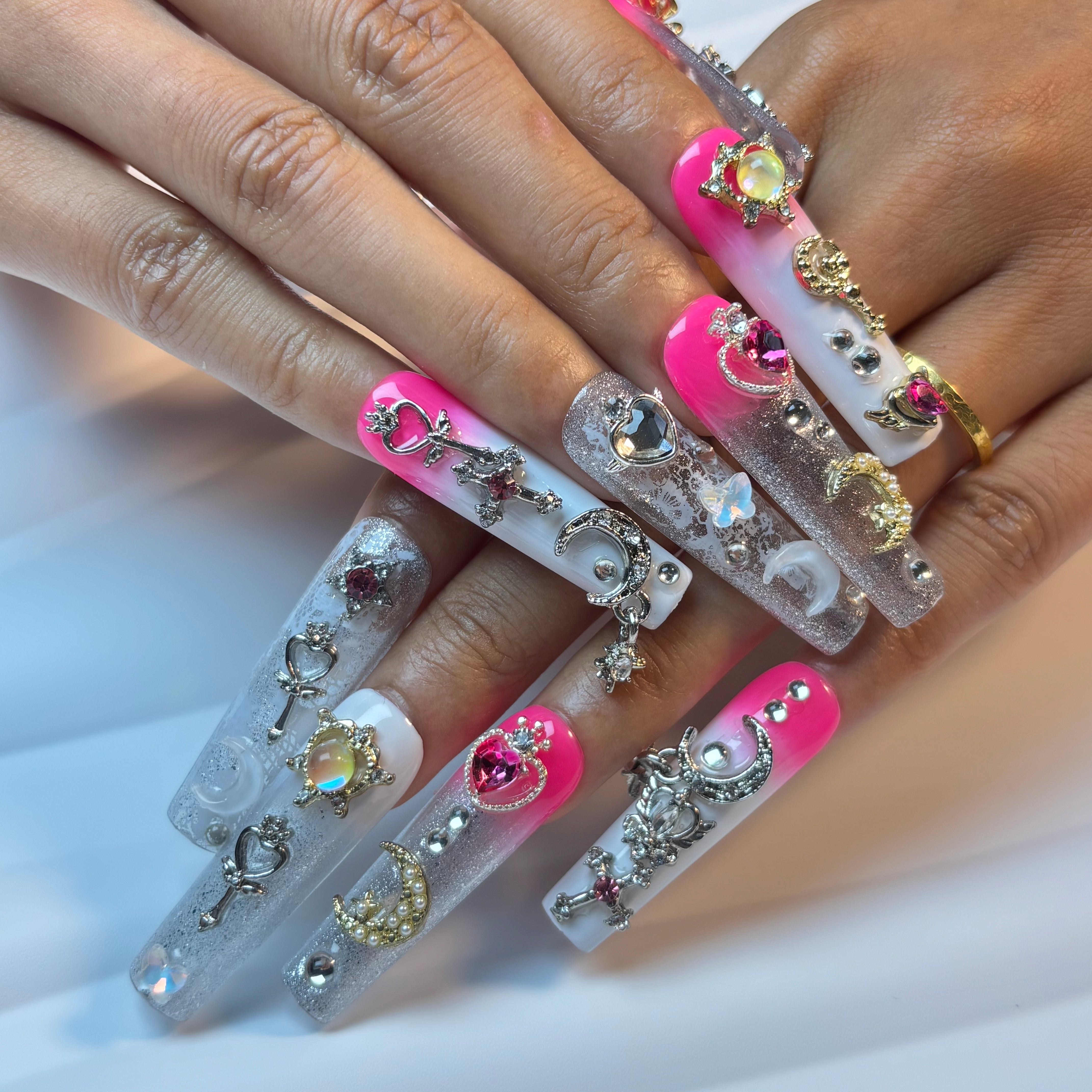 Magic Gem Handmade Nails G039