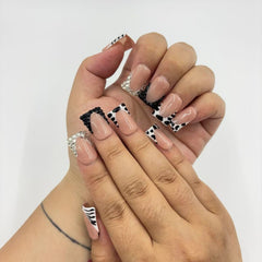 Animal Sparkle Duck Nails D018