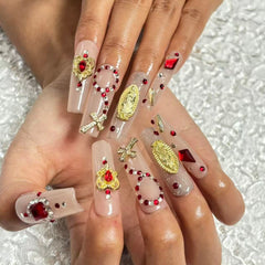 Divine Glam Handmade Nails D042