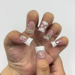 Glam Petal Duck Nails L231