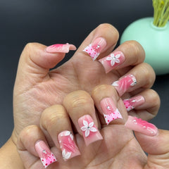 Blossom Pink Duck Nails L258