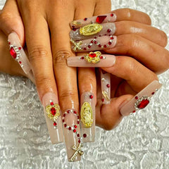 Divine Glam Handmade Nails D042