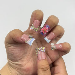 Blush Royale Duck Nails L223