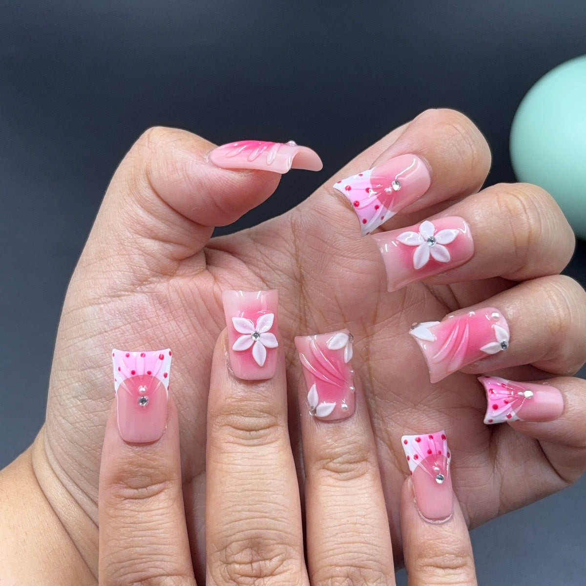 Blossom Pink Duck Nails L258