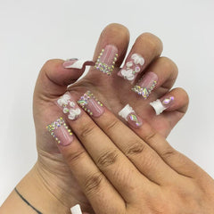 Glam Petal Duck Nails L231
