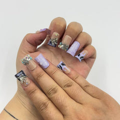 Lavender Mix Duck Nails L243