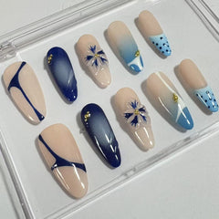 Azure Dream Handmade Nails D414