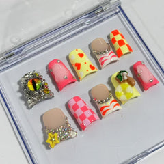 Sunshine Charm Duck nails  L220