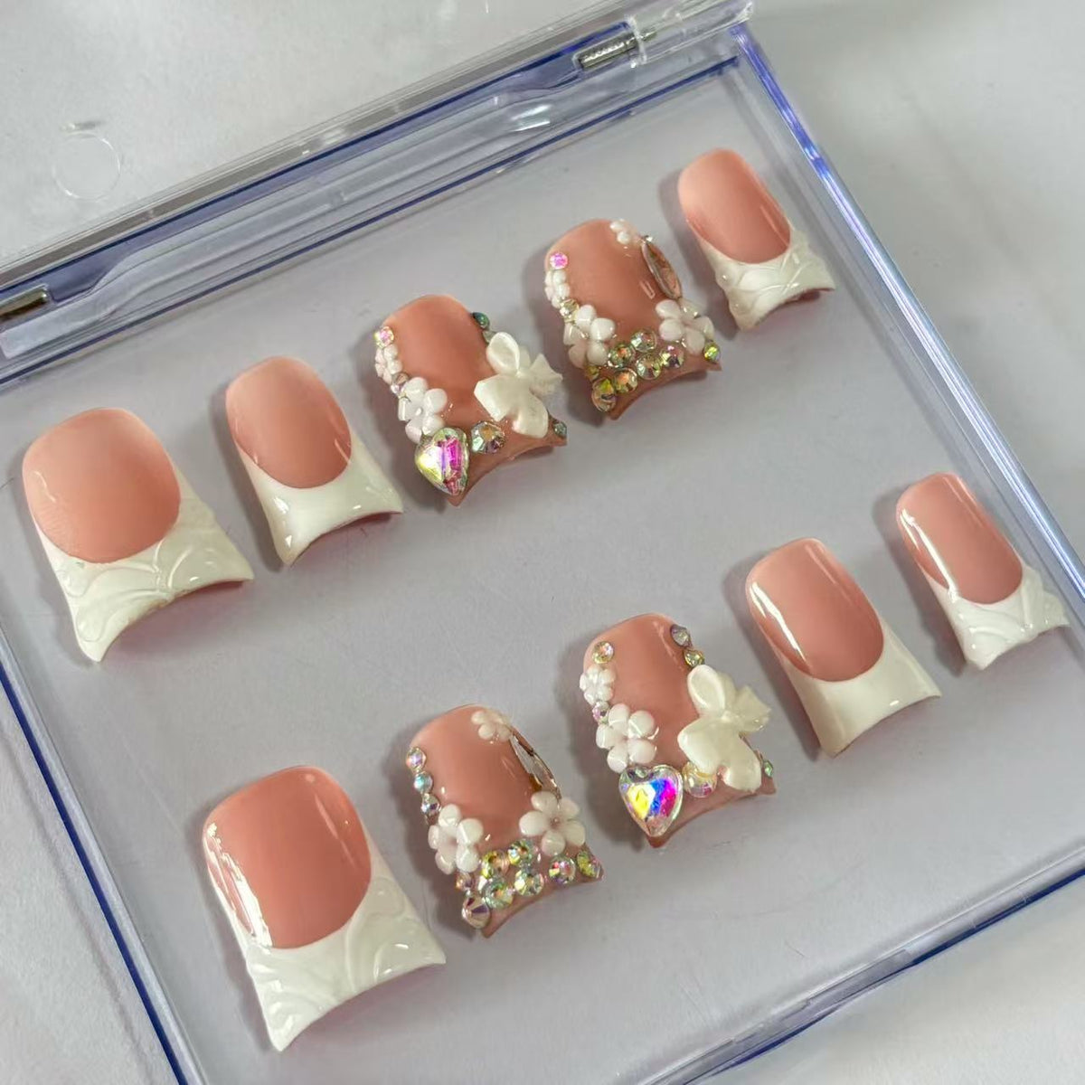 Blush Blossom Duck Nails L229