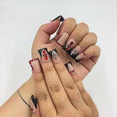 Gothic Blush Duck Nails D020