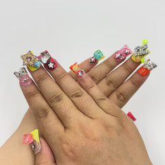 Color Pop Duck Nails L256