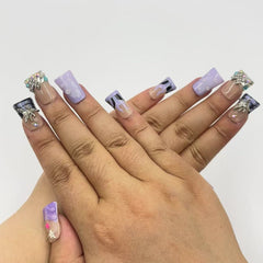 Lavender Mix Duck Nails L243