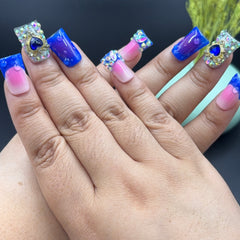 Romantic Bling Duck Nails L257