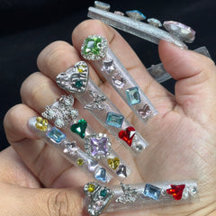 Sparkle Treasure Handmade Nails G038