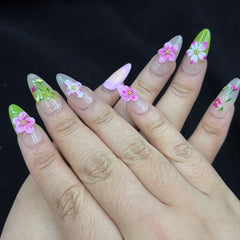 Spring Blossom Handmade Nails D400