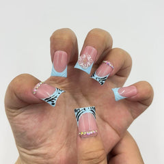 Pastel Fusion Duck Nails L245