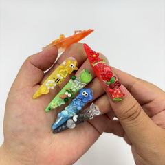 Colorful Creature Handmade Nails G032