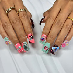 Candyland Dream Handmade Nails L275