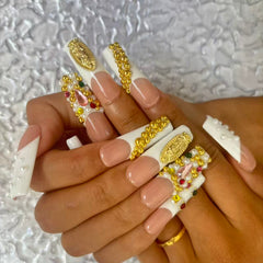 Opulent Divine Handmade Nails  D048