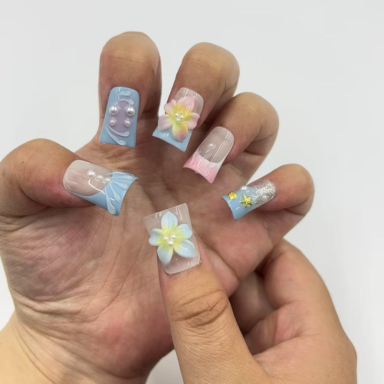 Seaside Fantasy Duck Nails L250